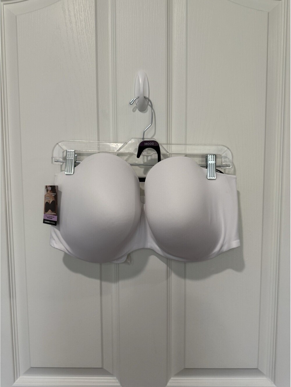 Maidenform Full Coverage Lift Underwire Strapless Bra White SN0004  Sz 38DDD